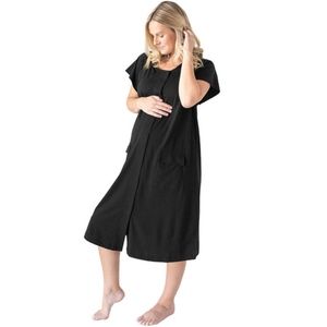 Universal Labor and Delivery Gown, Black, size S/M/L